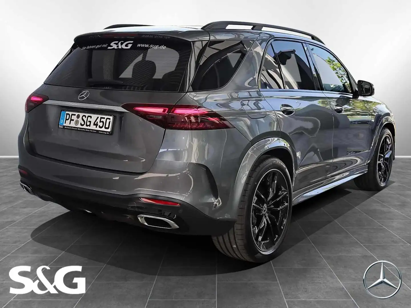 Mercedes-Benz GLE 450 d 4M AMG MBUX+360°+M-LED+AHK+Pano+Standh Grau - 2