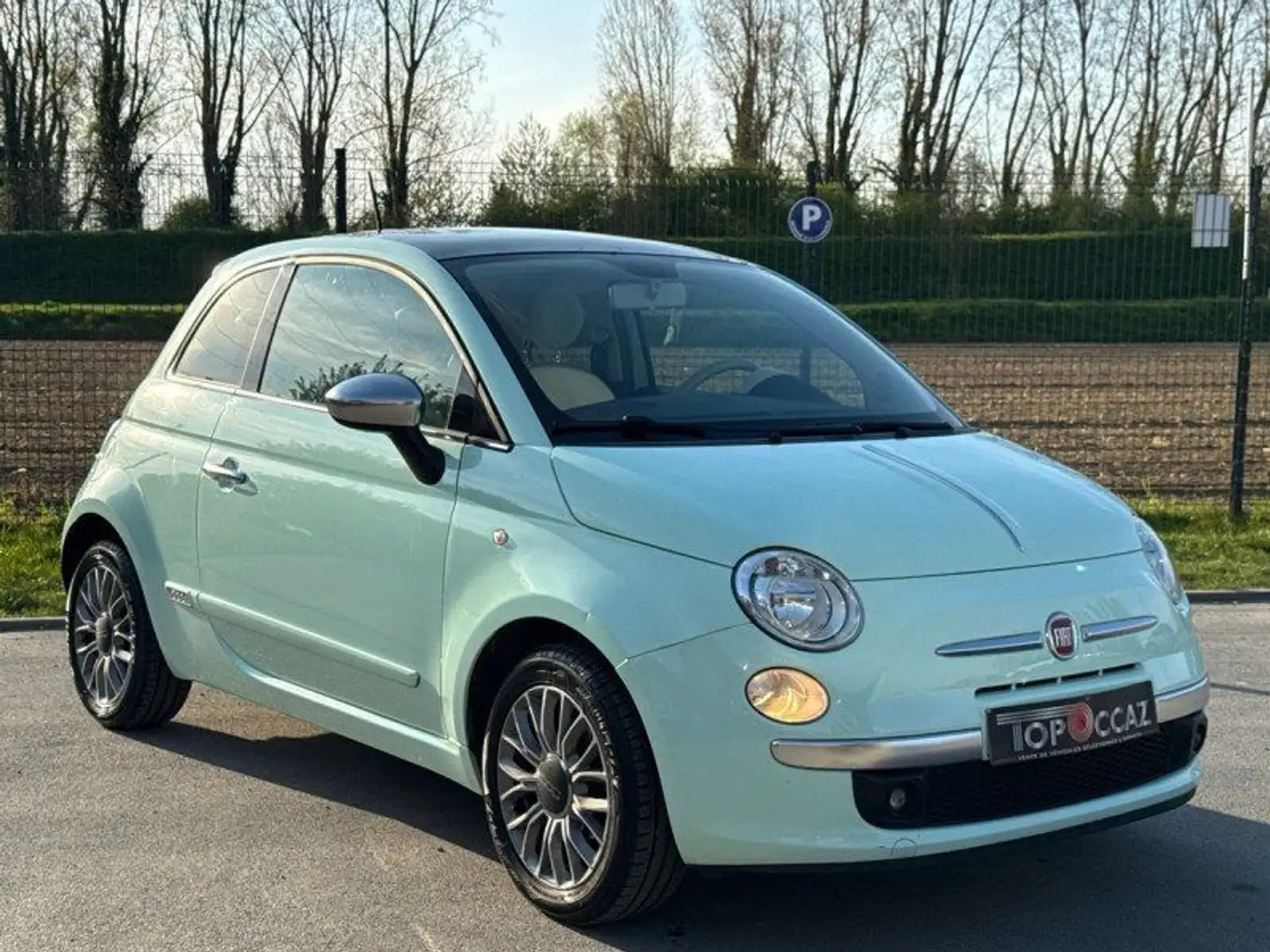 Fiat 500 1.2 8V 69CH POPSTAR * 96.000KM * 2015 * TOIT PANORAMIQUE Vert - 2