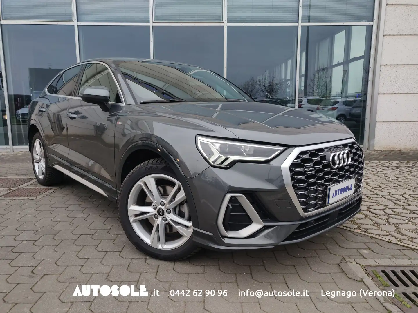 Audi Q3 Sportback 40 2.0 TDI S-Line Edition Quatto Auto Grigio - 1