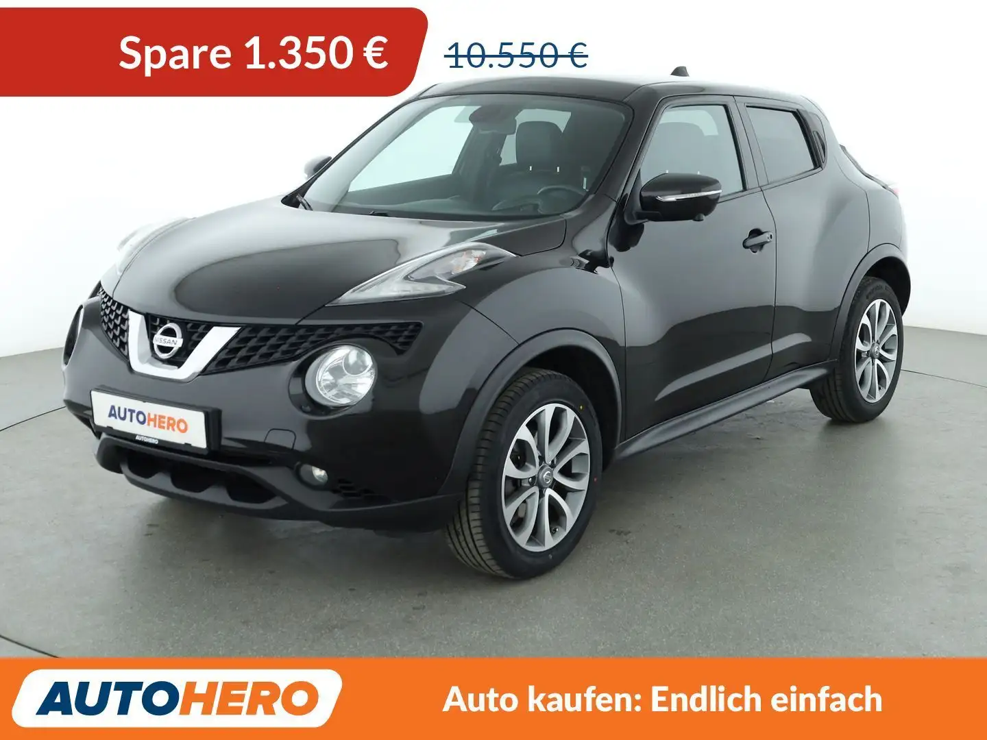 Nissan Juke 1.2 Tekna*NAVI*TEMPO*CAM*SHZ*KLIMA*GARANTIE* Schwarz - 1