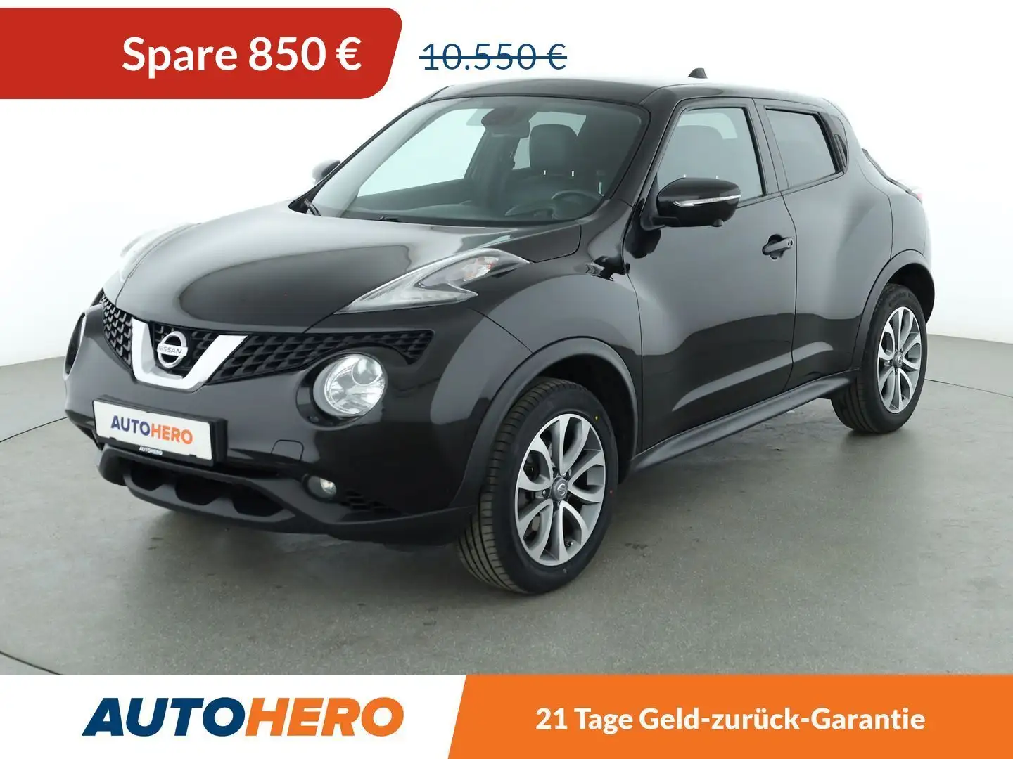Nissan Juke 1.2 Tekna*NAVI*TEMPO*CAM*SHZ*KLIMA*GARANTIE* Schwarz - 1