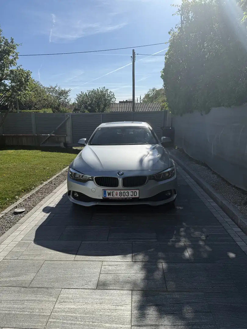 BMW 418 418d Gran Coupe Aut. Silber - 1