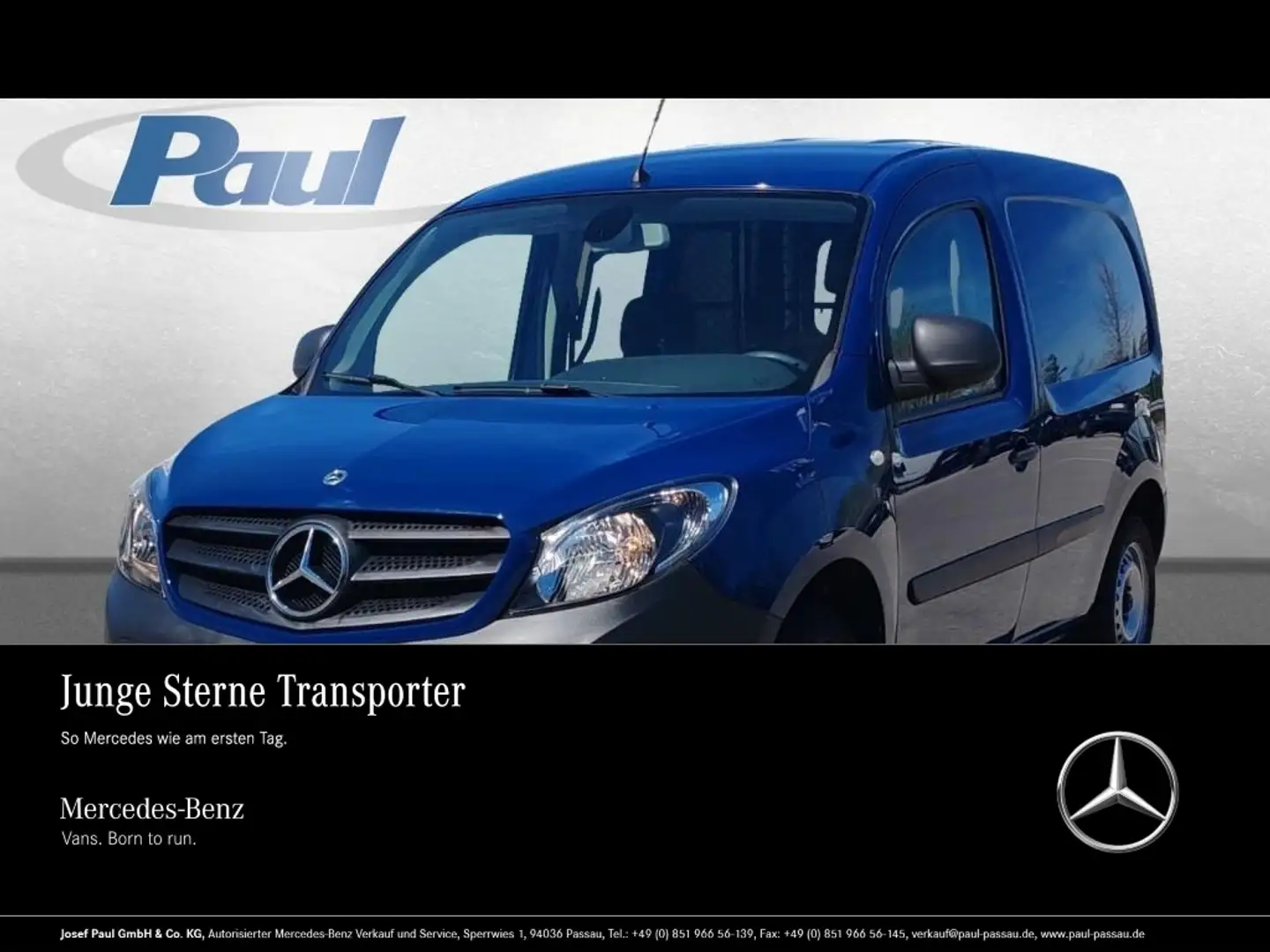Mercedes-Benz Citan 109 CDI KA Klima+AHK+Kamera+SHZ+Tempomat Blu/Azzurro - 1