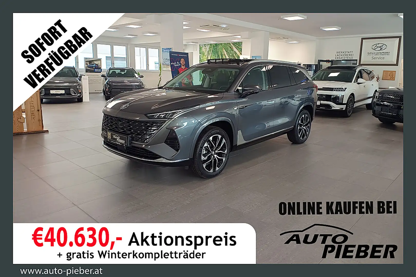 MG MGS9 1,5 PHEV Luxury *Pano*LED*BOSE* Grau - 1