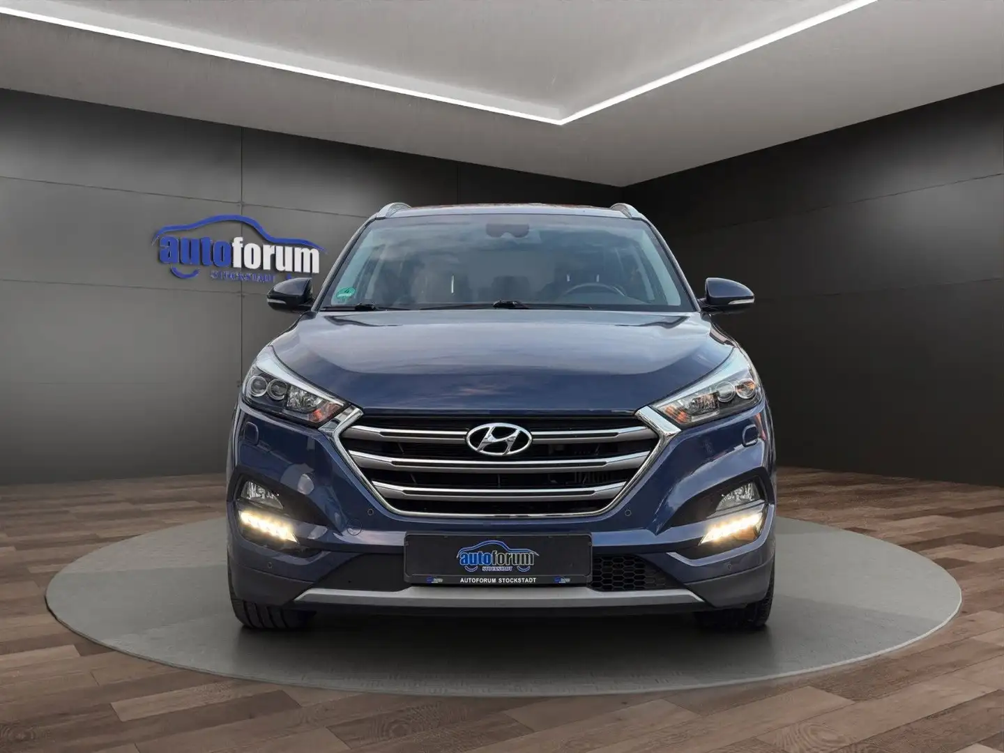 Hyundai TUCSON Premium 4WD AHK°1HD°LED°NAVI°KAMERA°LEDER Bleu - 2