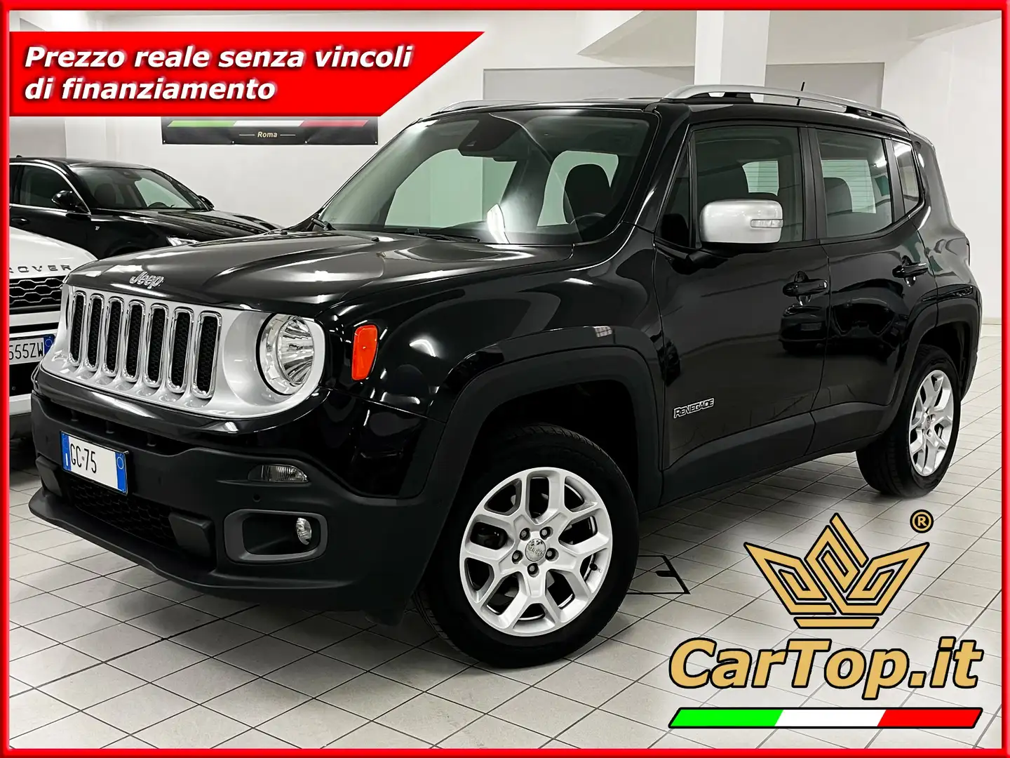Jeep Renegade 1.4 M-Air 140CV GPL LIMITED NAVI UCONNECT PERFETTA Noir - 1