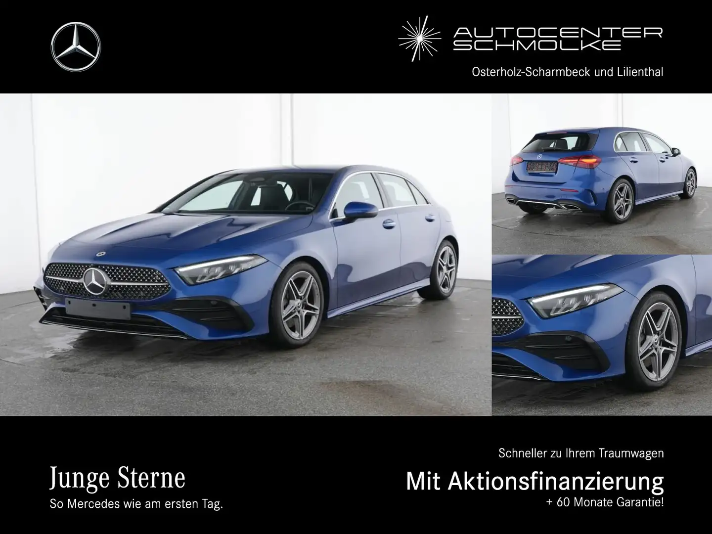 Mercedes-Benz A 220 A 220 4-MATIC AMG-LINE ADVANCED PLUS*WINTERPAKET Blau - 1