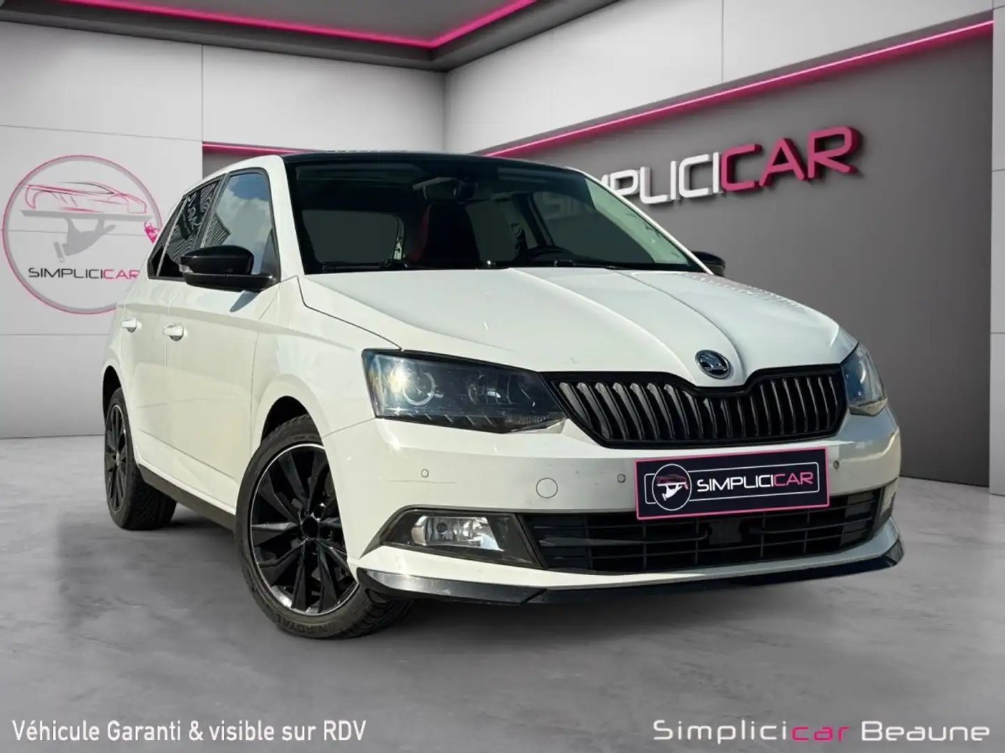 Skoda Fabia 1.4 TDI 105 CR FAP Greentec Monte-Carlo Blanc - 1