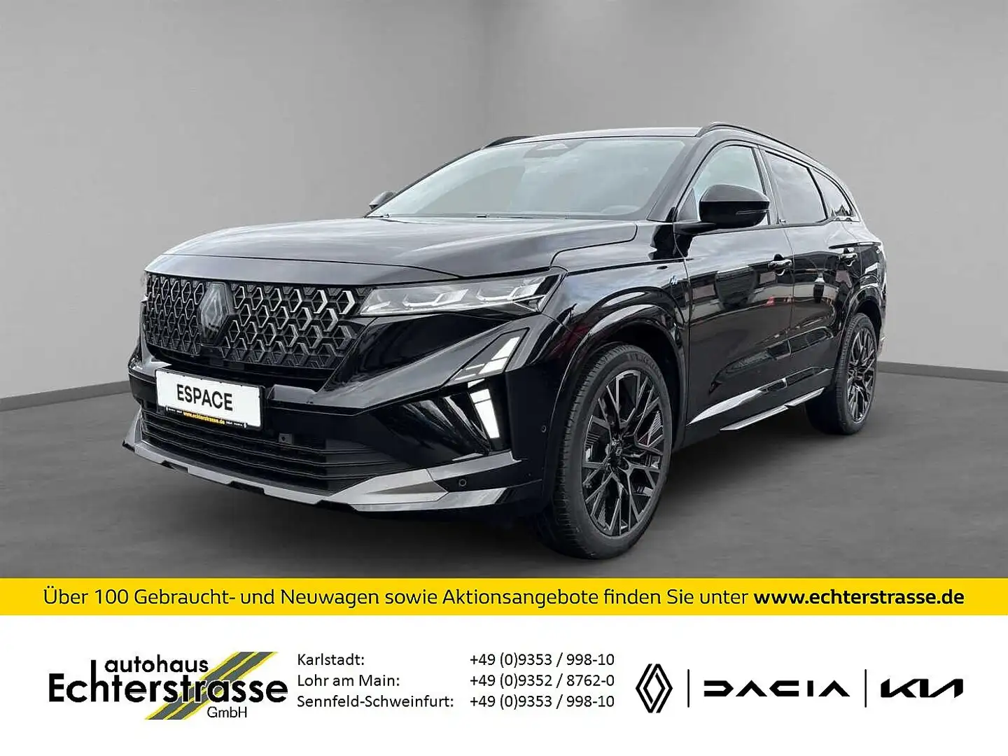 Renault Espace Esprit Alpine Full Hybrid E-Tech 200 7S Nero - 1