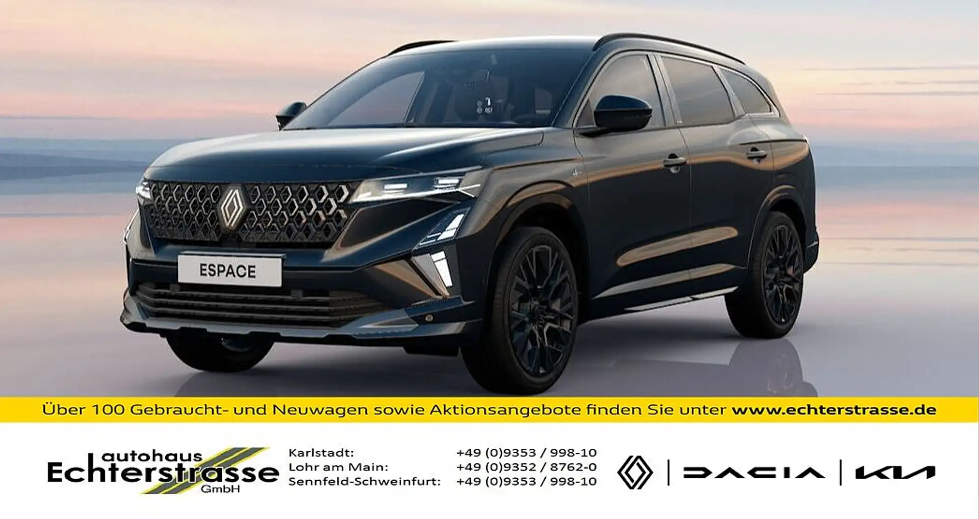 Renault Espace Esprit Alpine Full Hybrid E-Tech 200 7S Noir - 1