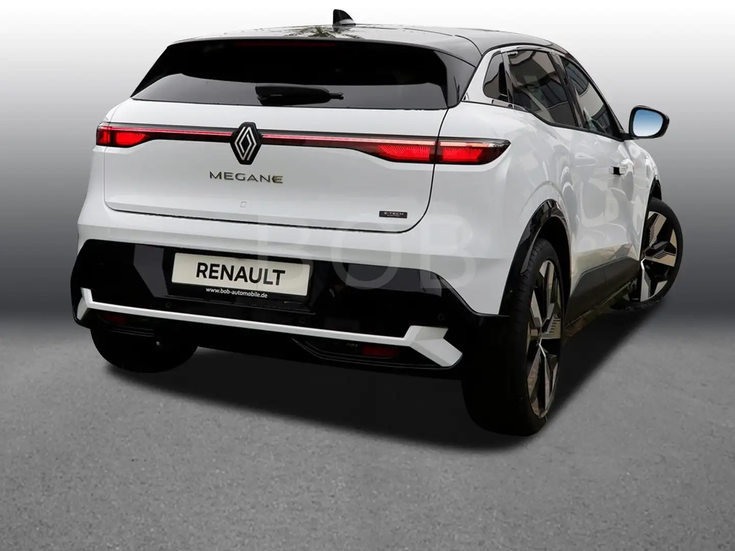 Renault Megane E-Tech 100% elektrisch Techno EV60 8-fach bereift Weiß - 2