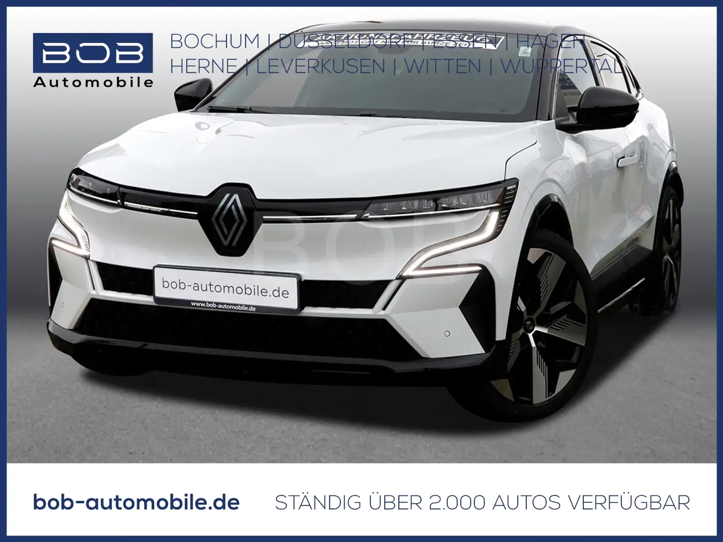 Renault Megane E-Tech 100% elektrisch Techno EV60 8-fach bereift Weiß - 1