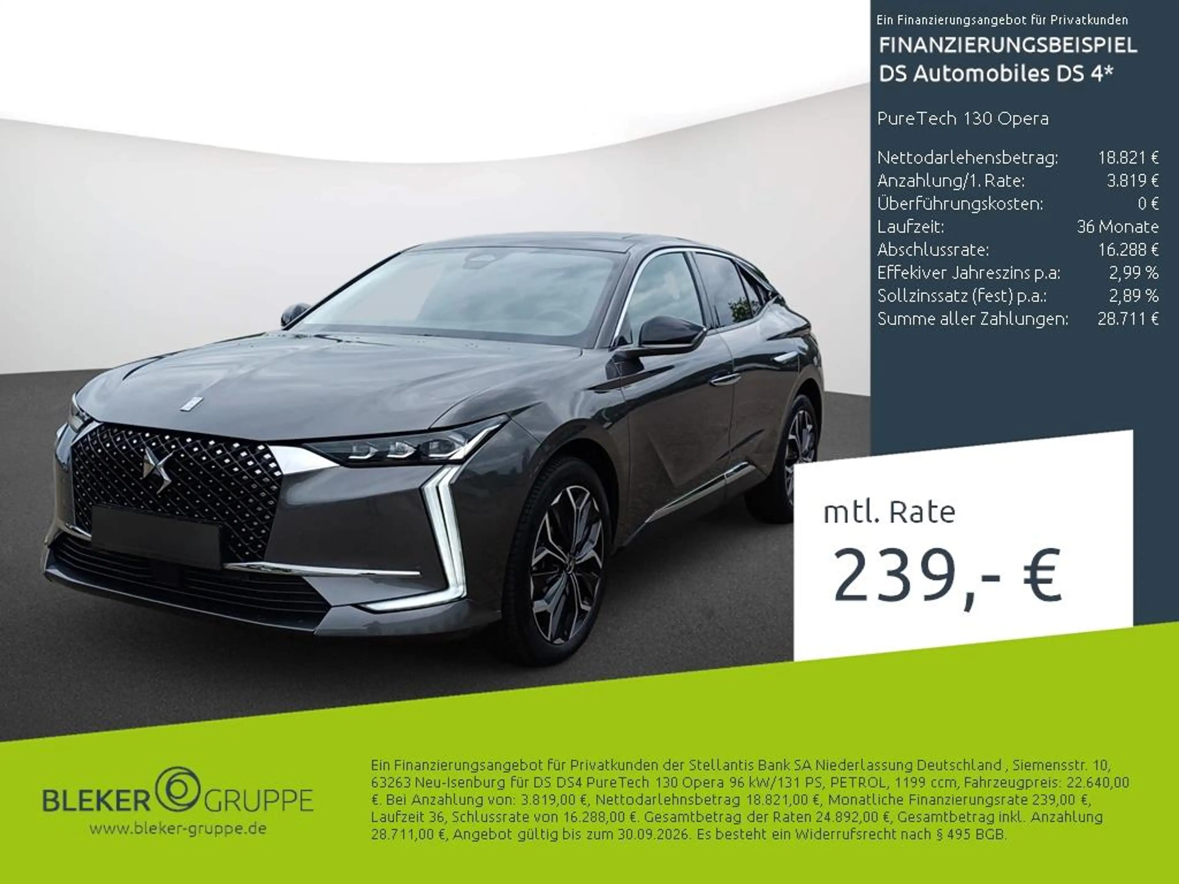 DS Automobiles DS 4 PureTech 130 Opera