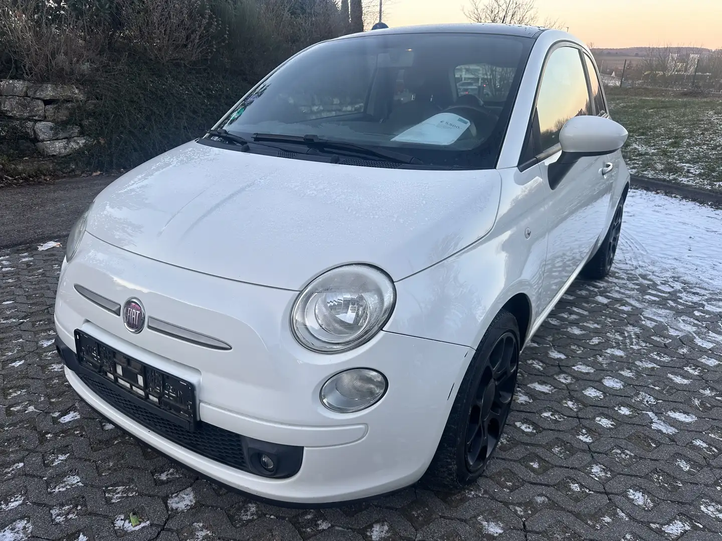 Fiat 500 500 0.9 TwinAir Start 1 Hand guter Zustand Weiß - 1