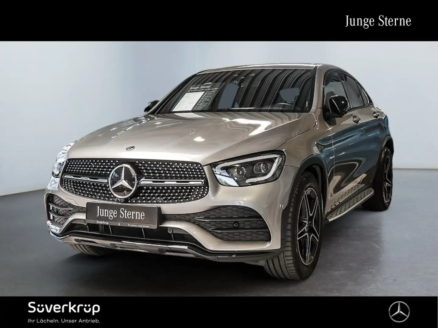 Mercedes-Benz GLC 300 d 4M Coupé BURM AMG NIGHT STANDH DISTR Argento - 2
