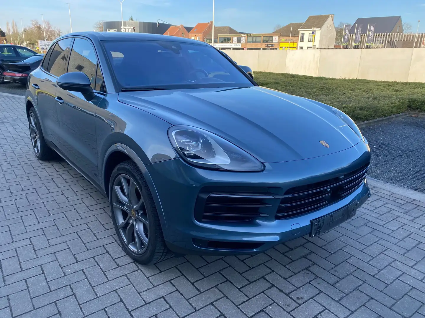 Porsche Cayenne 3.0i V6 PHEV Plug-in hybrid Blauw - 1