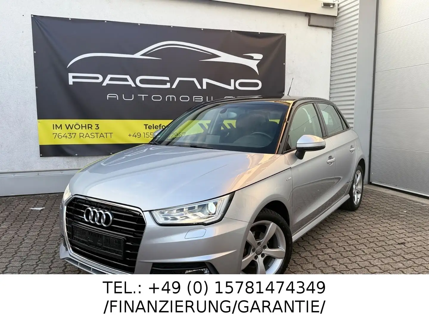 Audi A1 Sportback S-Line /SHZ/PDC/NAVI/TÜV NEU/1 HAND Silber - 1