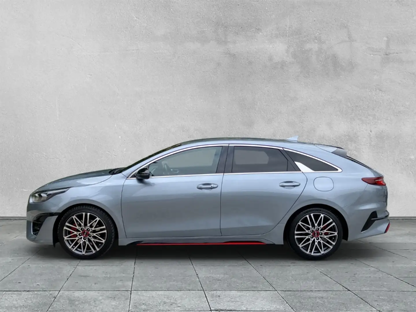 Kia ProCeed / pro_cee'd 1.6 TGDI GT LED+NAVI+KAMERA+ACC+SHZ Silber - 2