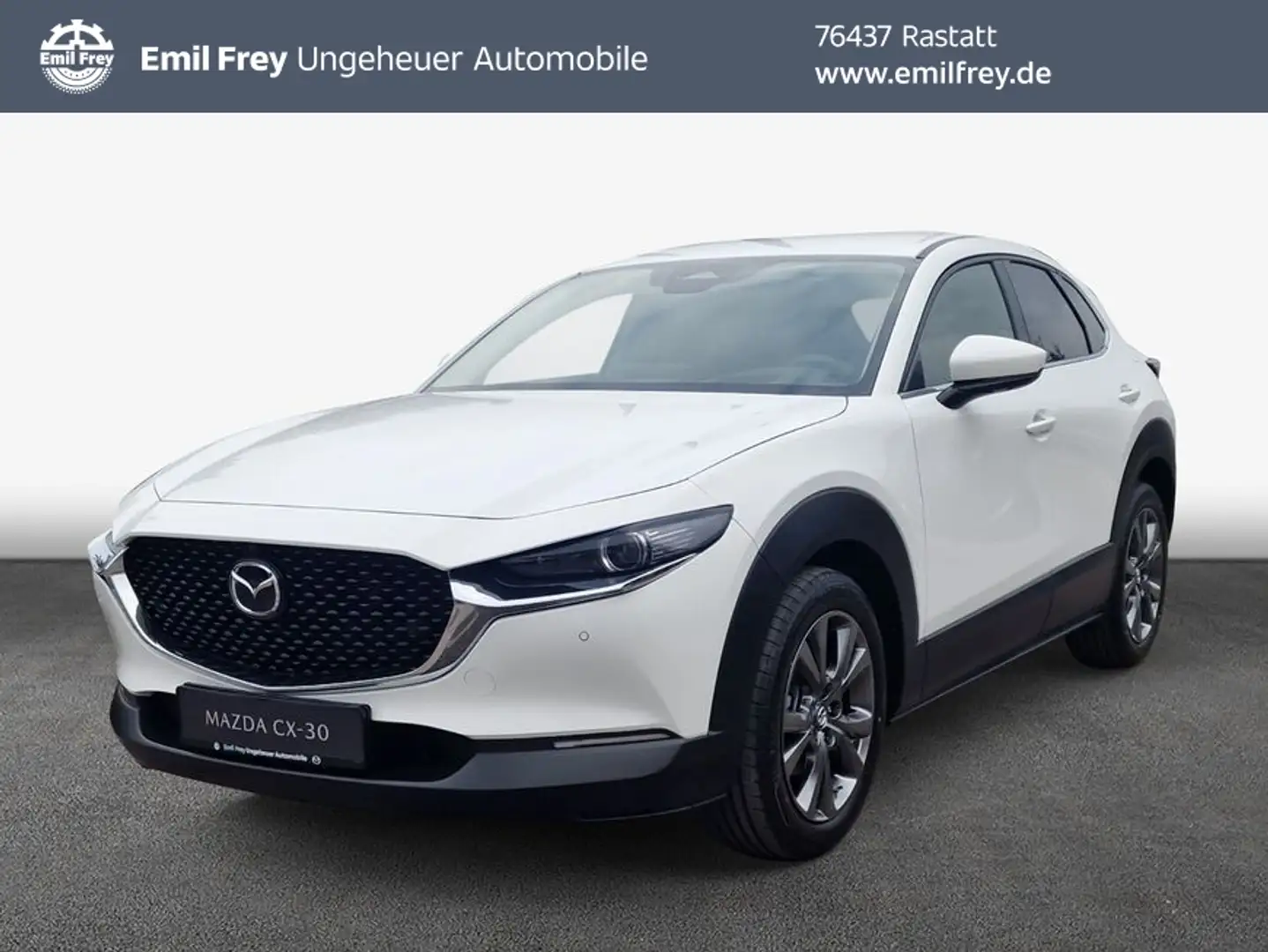 Mazda CX-30 e-SKYACTIVE X 186 Aut. EXCLUSIVE-LINE Weiß - 1