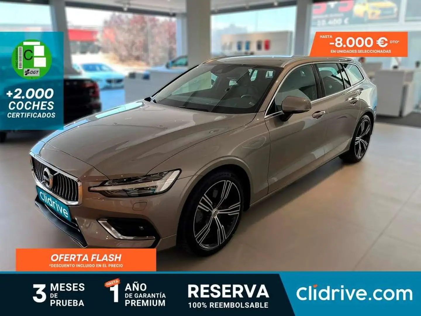 Volvo V60 D4 Inscription Gris - 1