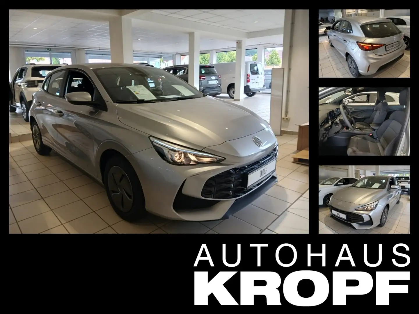 MG MG3 Standard Voll-Hybrid Zilver - 1