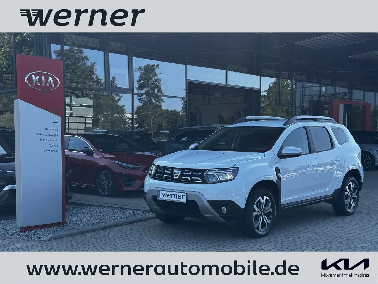 Dacia Duster II TCe 90 Expression Navi RFK SHZ Tempo Blanc - 1