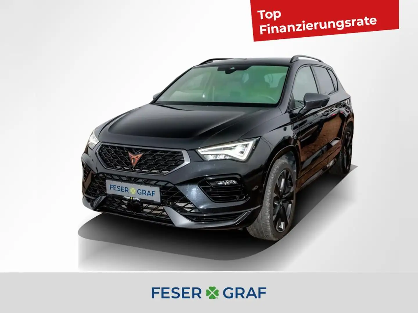 CUPRA Ateca 2.0 TSI VZ 4Drive DSG LED/Navi/ACC/SHZ Schwarz - 1