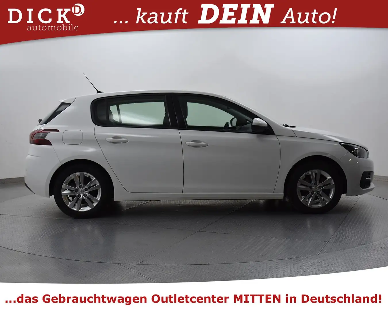 Peugeot 308 1.2 Aut. Active Pack NAVI+PDC+TEMP+MFL+APPLE Weiß - 2