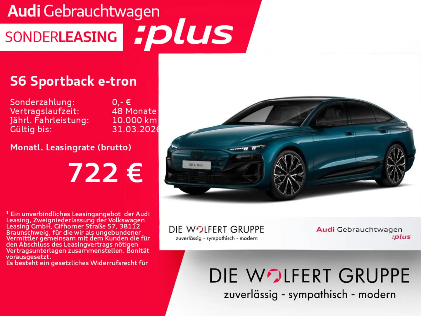 Audi S6 e-tron EDITION ONE ACC*AHK*360°*B&O Bleu - 1