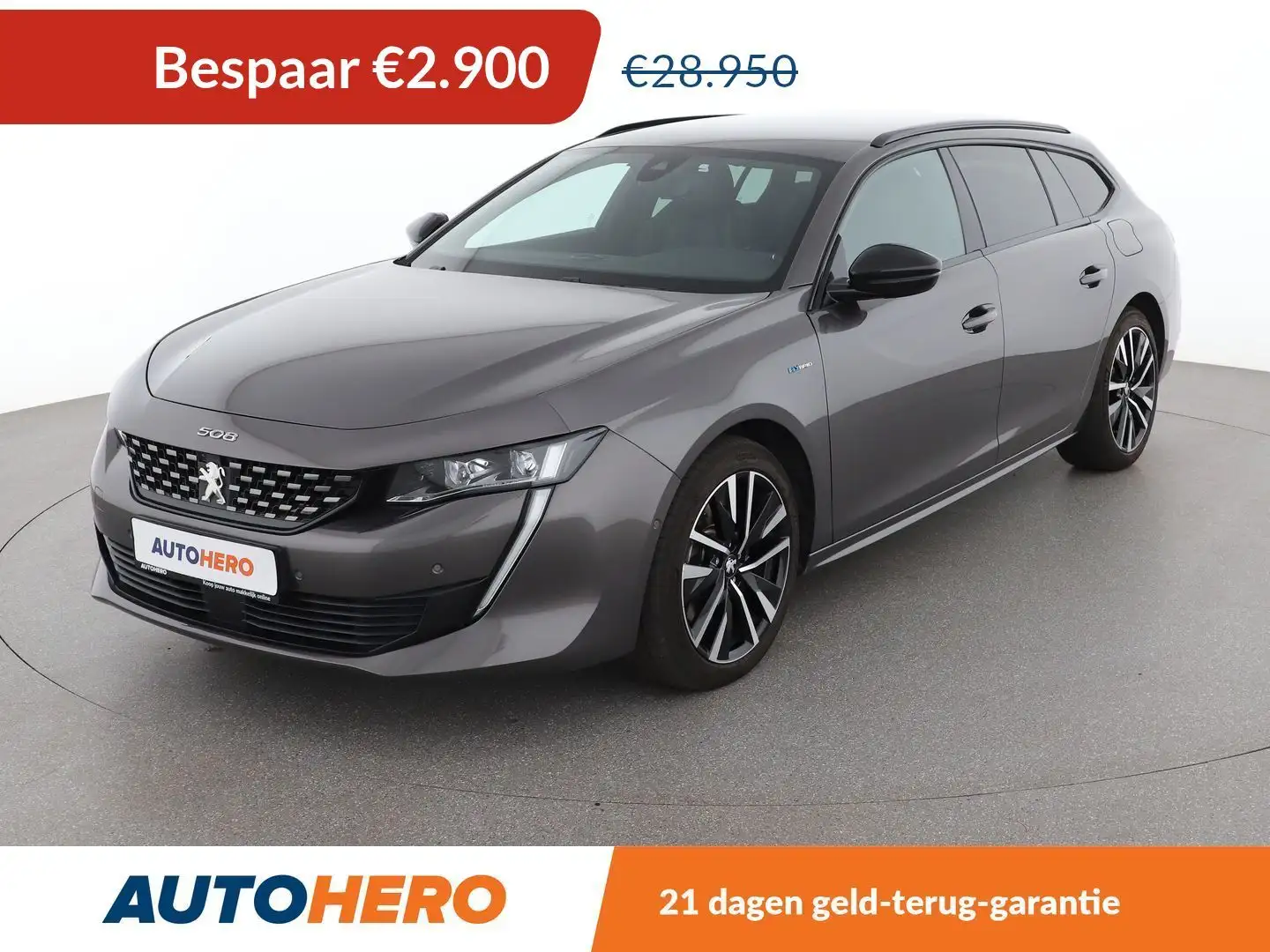 Peugeot 508 1.6 Hybrid GT Pack Grijs - 1