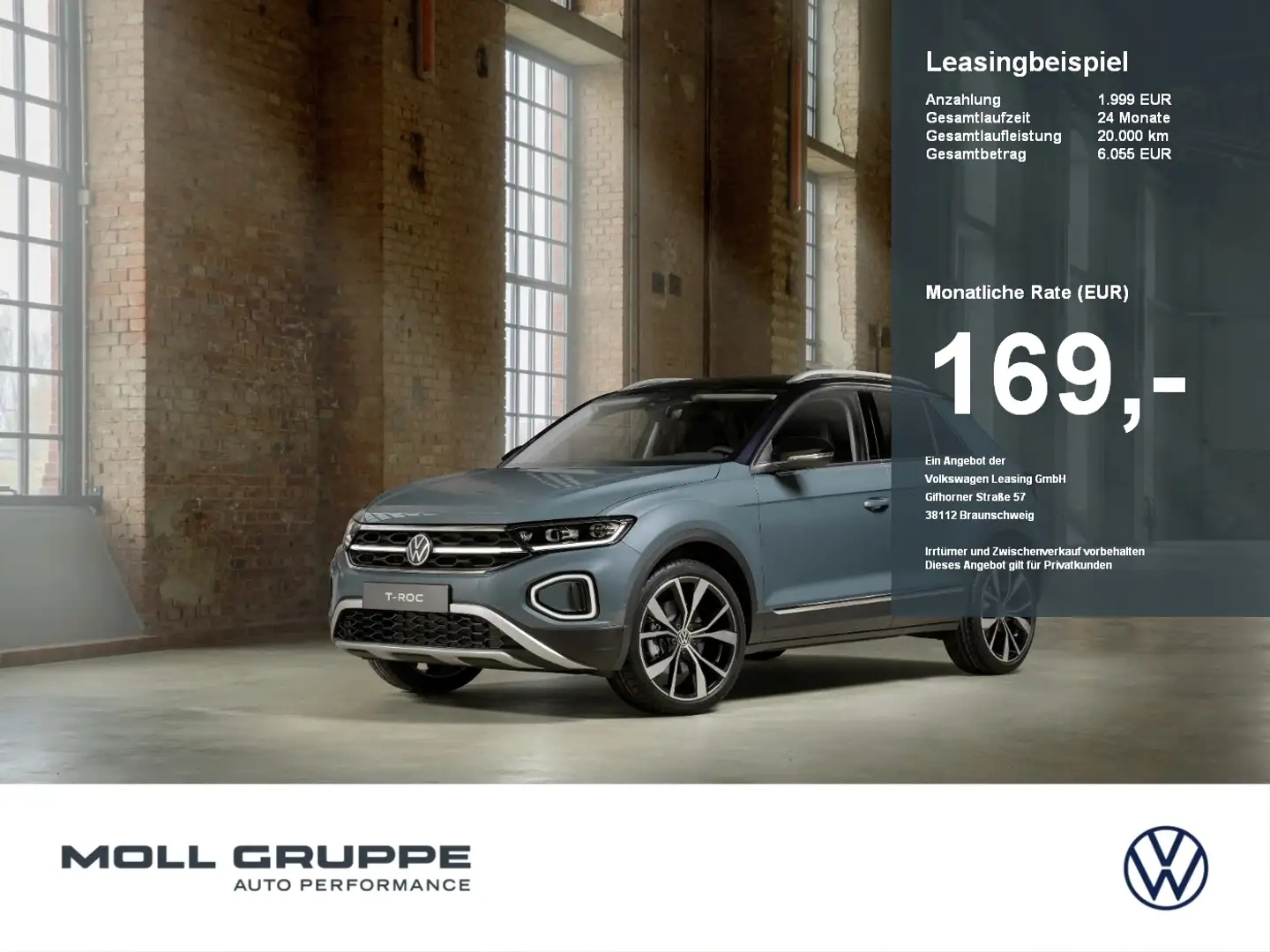 Volkswagen T-Roc Life 1,0 l TSI Grigio - 1