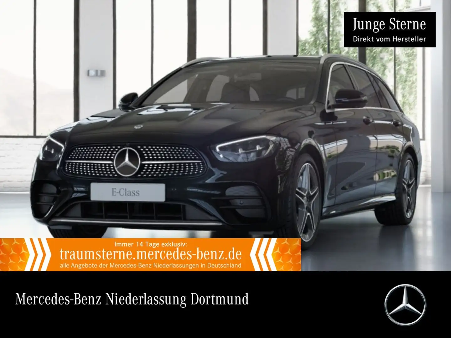 Mercedes-Benz E 300 e T AMG+360+AHK+LED+9G Schwarz - 1