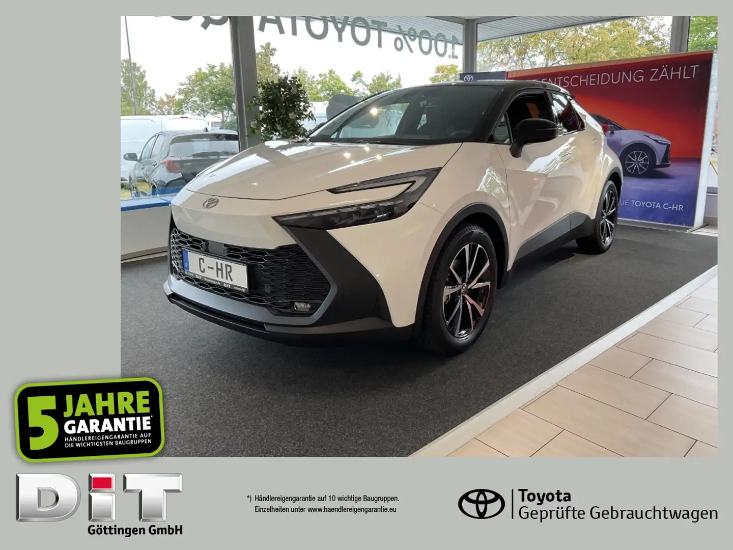 Toyota C-HR 1.8 FWD Teamplayer ACC+LED Tagfahrl+Navi+SHZ Blanco - 1