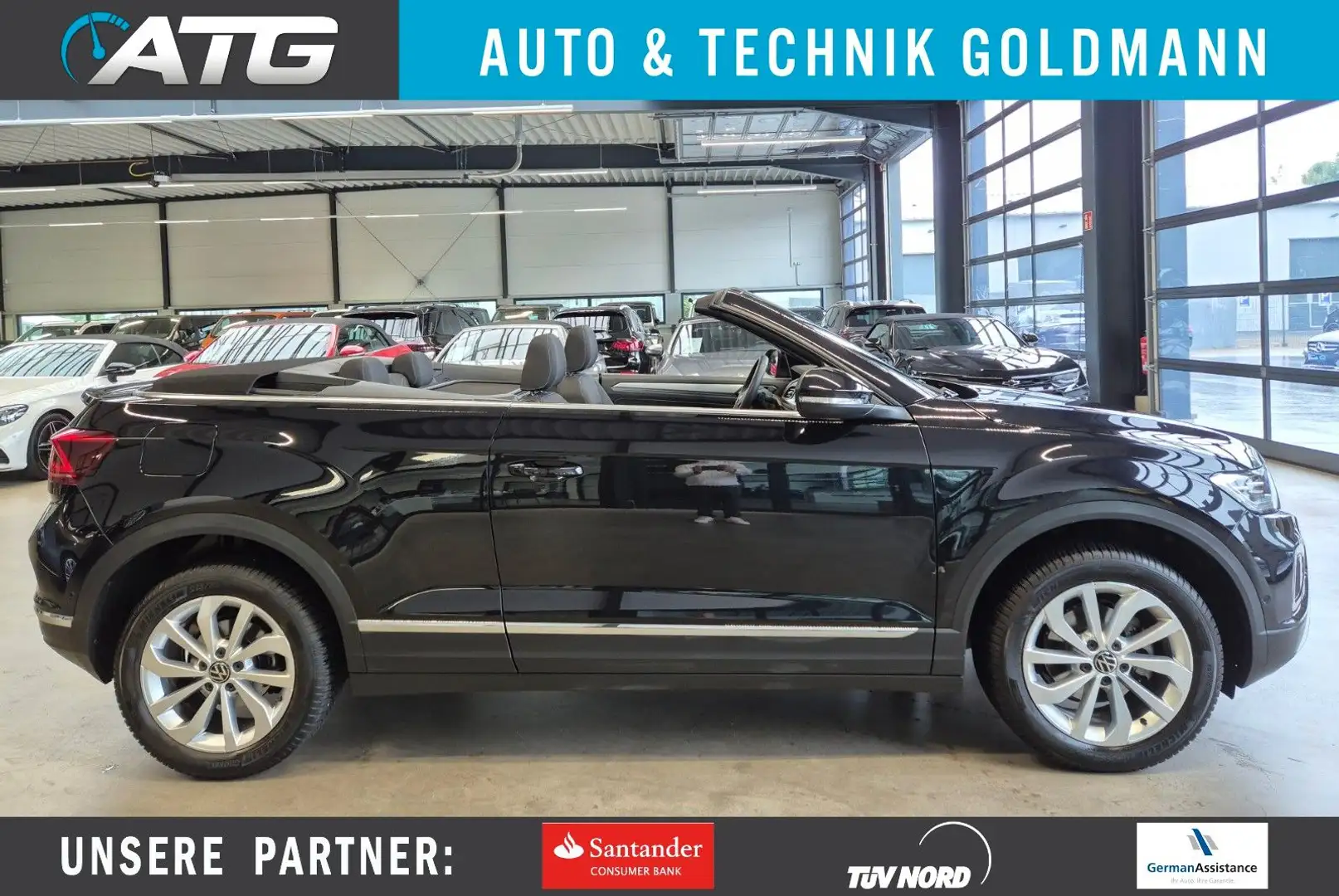 Volkswagen T-Roc T-ROC CABRIO FACELIFT NAVI SITZHZ CAMERA IQLIGHT Zwart - 1