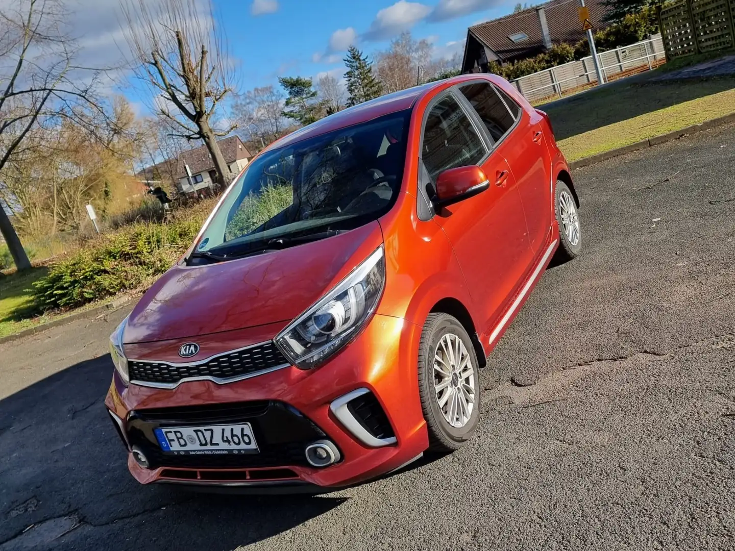 Kia Picanto 1.0 T-GDI ISG GT Line Pomarańczowy - 1