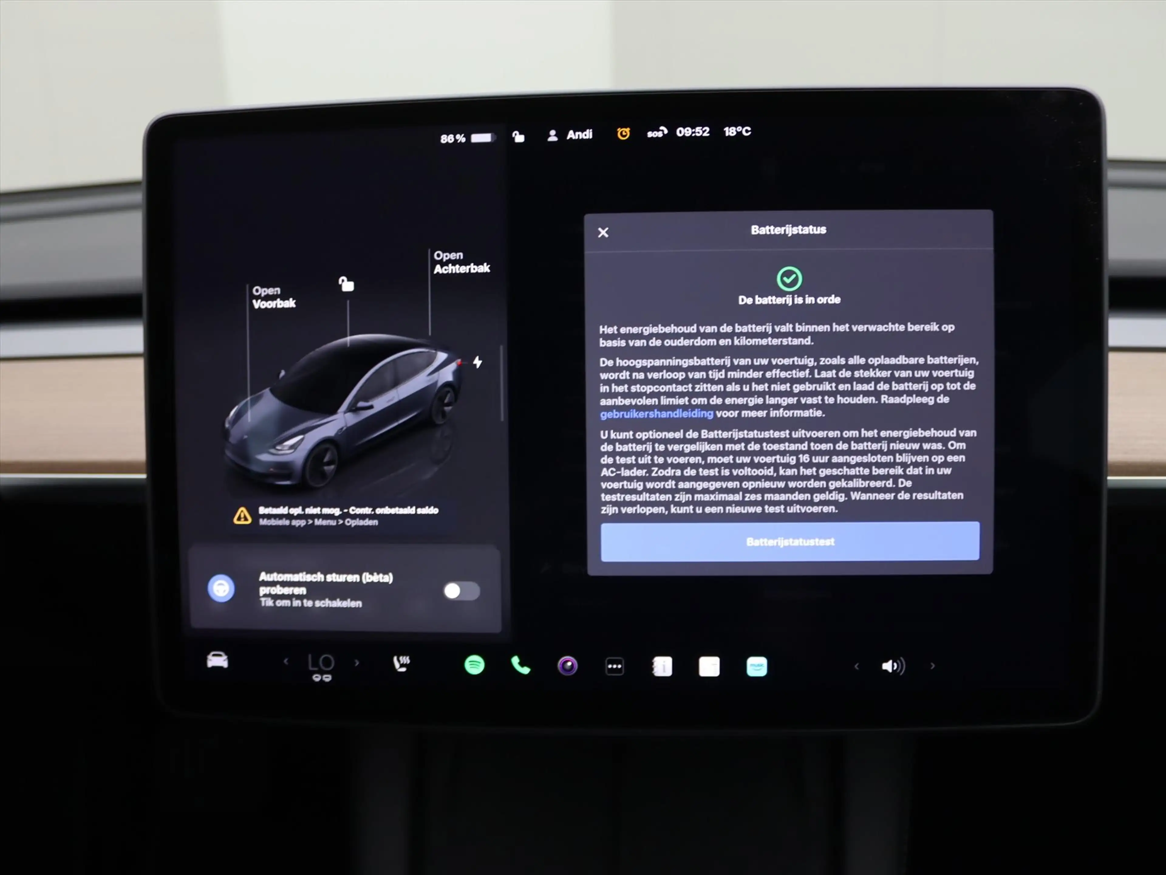 Tesla Model 3 Standard RWD Plus UPGRADE 95.7% SoH [ TREKHAAK+LFP — photo 35