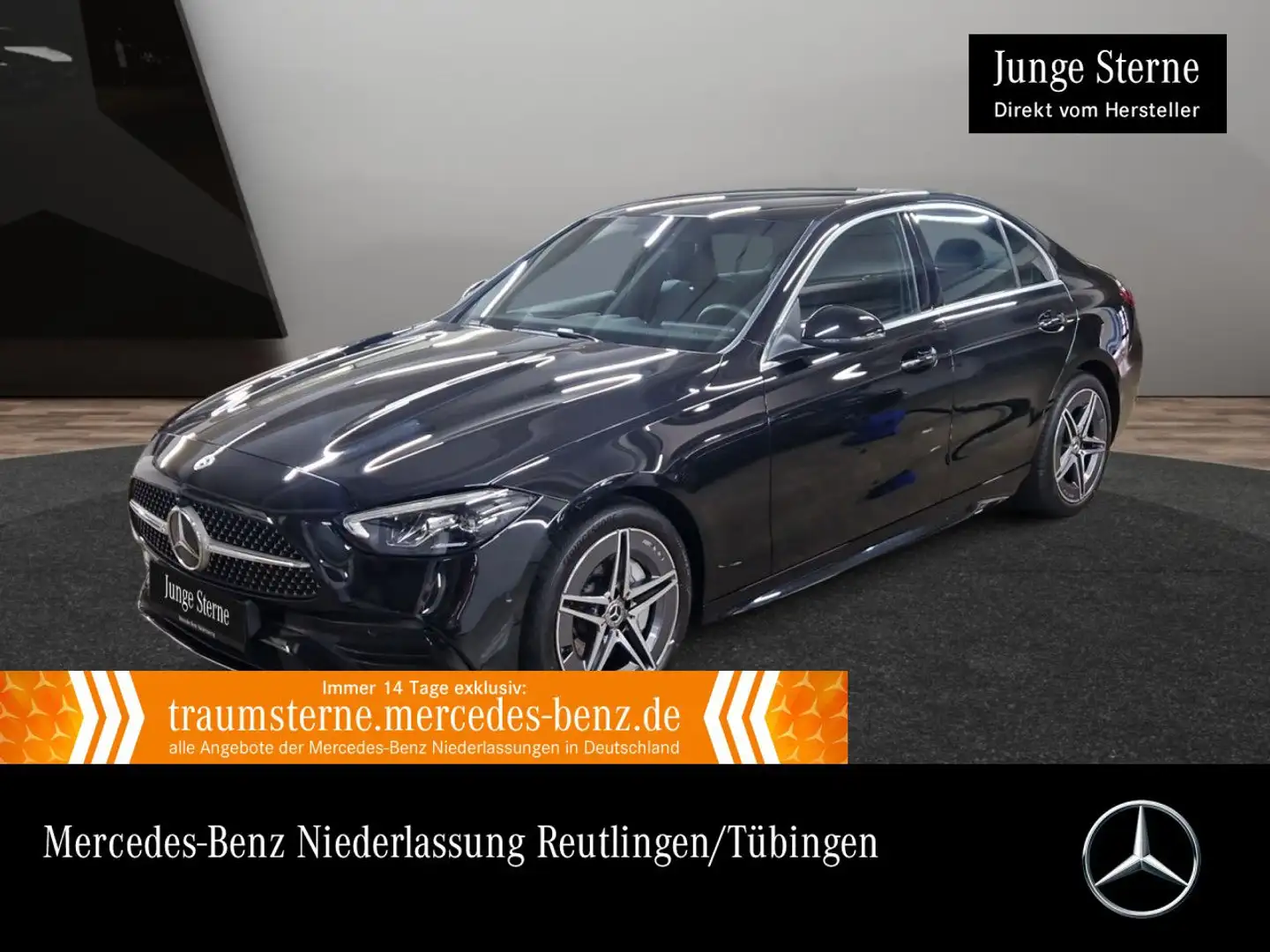 Mercedes-Benz C 300 d AMG+LED+KAMERA+TOTW+KEYLESS+9G Schwarz - 1