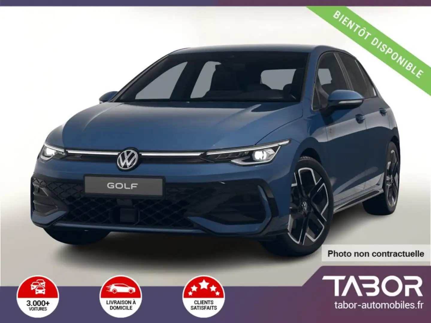 Volkswagen Golf 8 1.5 eTSI 150 DSG MY25 R-Line Bleu - 1