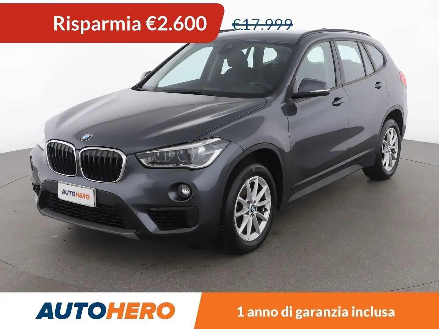 BMW X1 sDrive 16d Advantage Grigio - 1