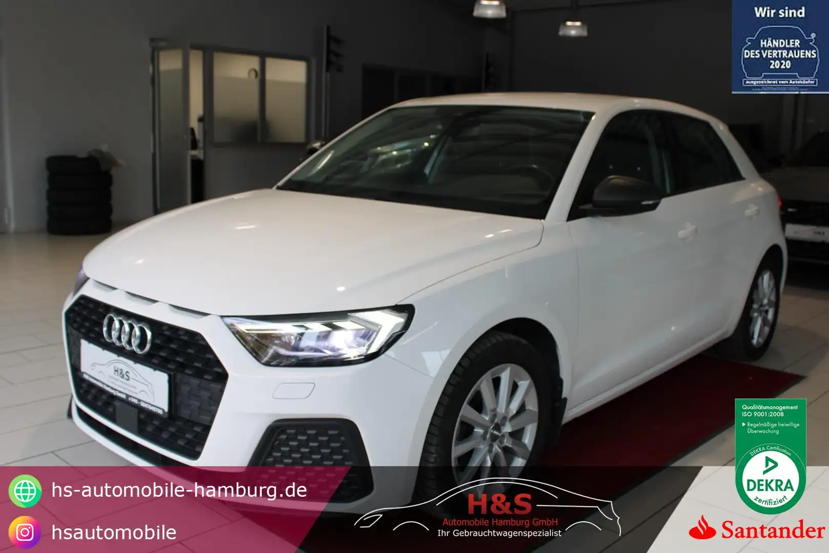 Audi A1 Sportback 30 TFSI Carplay*LED-Scheinwer*Sitzheiz. Weiß - 1