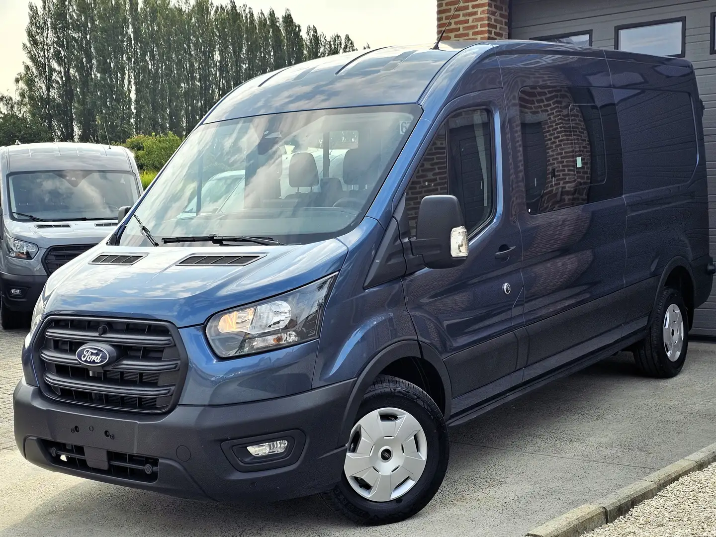 Ford Transit 35.990EX Dub Cab 7Zits - NIEUW MODEL 2024 - 0 KM Blauw - 1