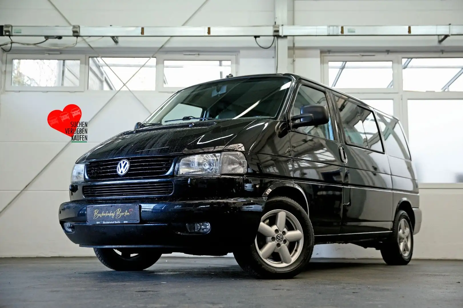 Volkswagen T4 Multivan Leder Klimaaut.Standhzg.7Sitze AHK Чорний - 1