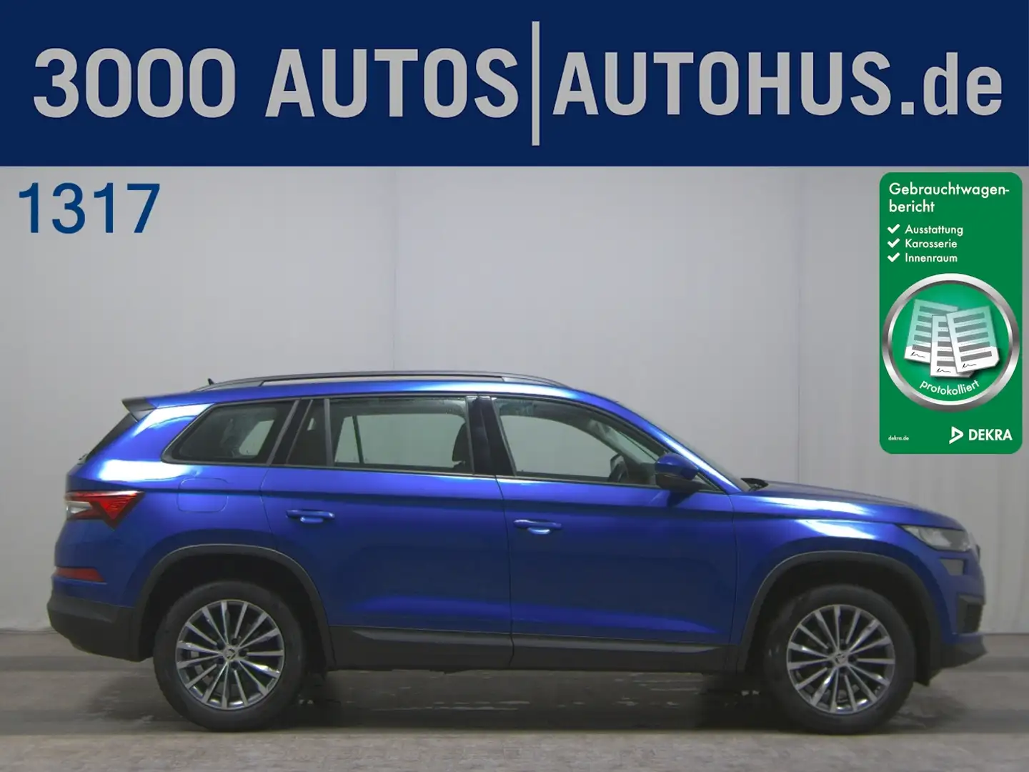 Skoda Kodiaq 2.0 TDI Ambition Navi LED AUT SHZ KlimaA Blau - 1