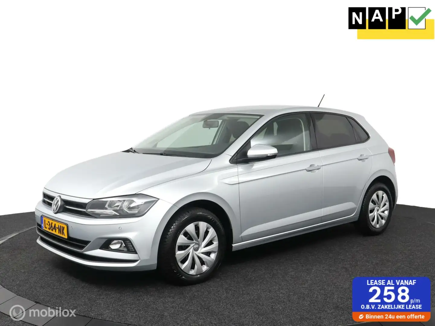 Volkswagen Polo 1.0 TSI 95Pk Comfortline 5-Deurs | Airco | Adaptie Gris - 1