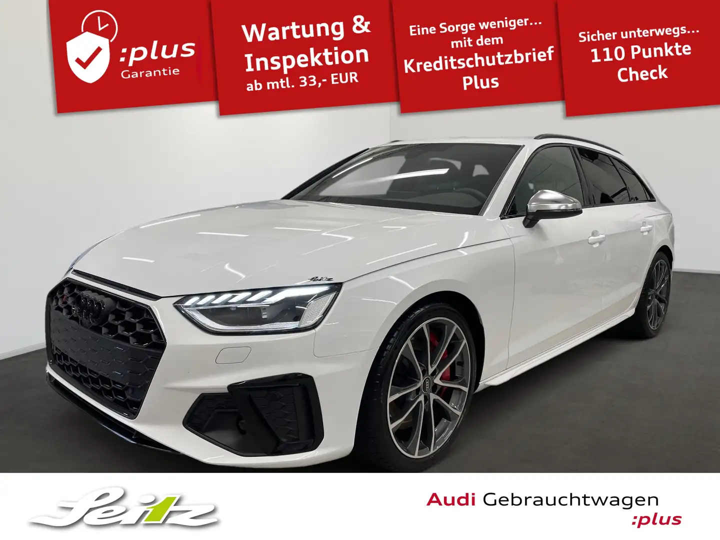Audi S4 Avant 3.0 TDI quattro *AHK*PANO*MATRIX* Weiß - 1