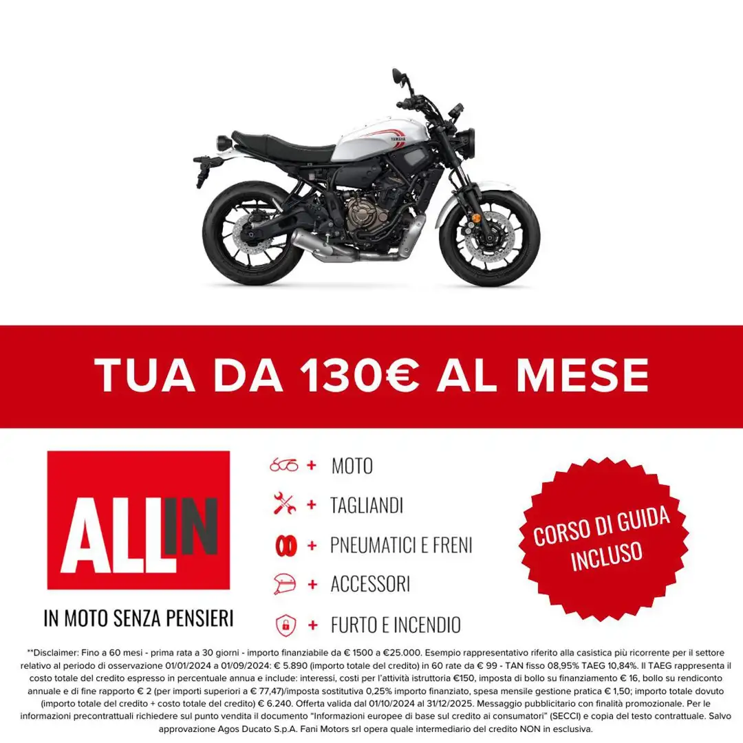 Yamaha XSR 700 xsr700 Alb - 2