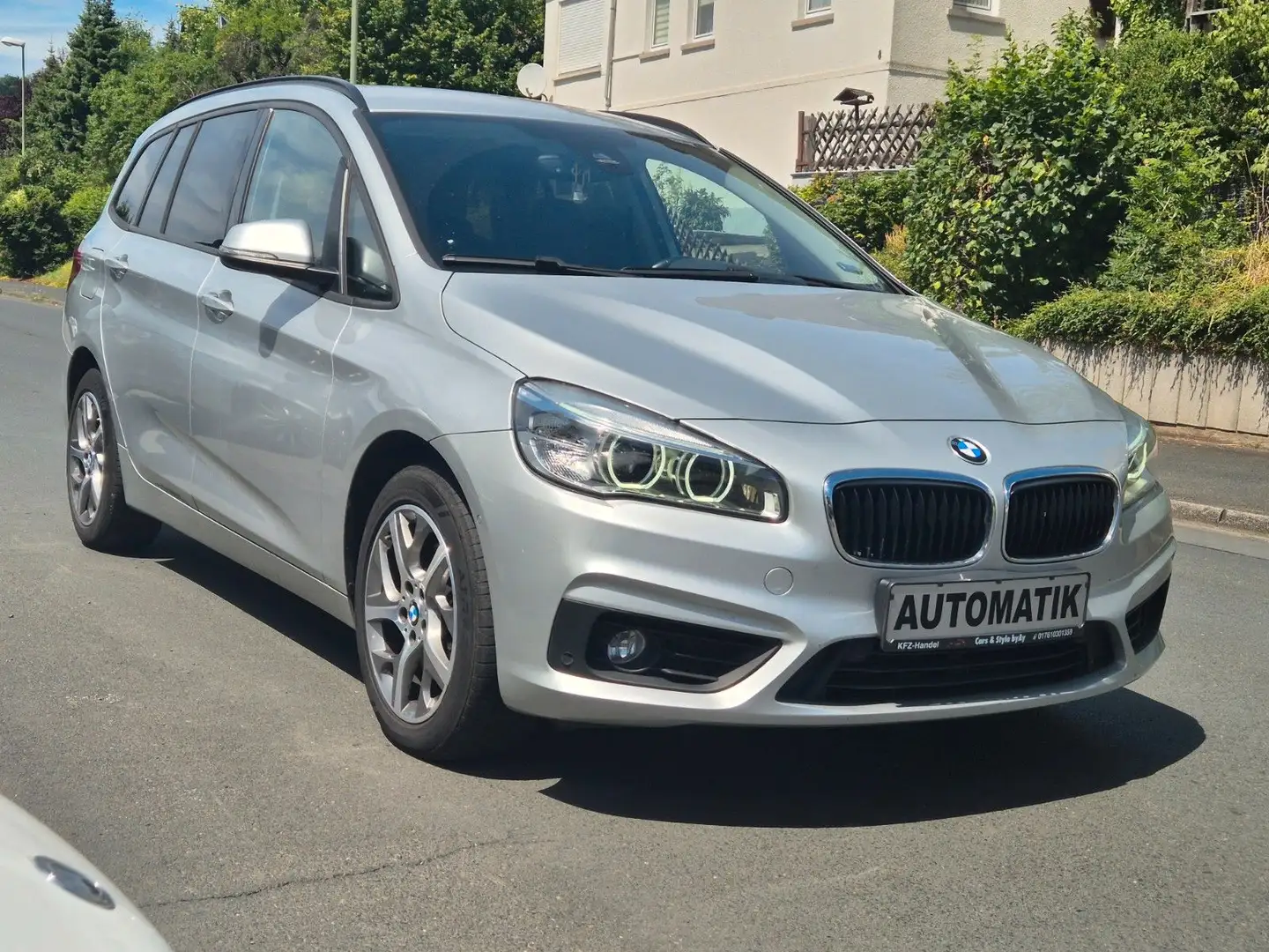 BMW 218 dA Gran Tourer Advantage/7.Sitzer/Keyl./Gar. Argent - 1