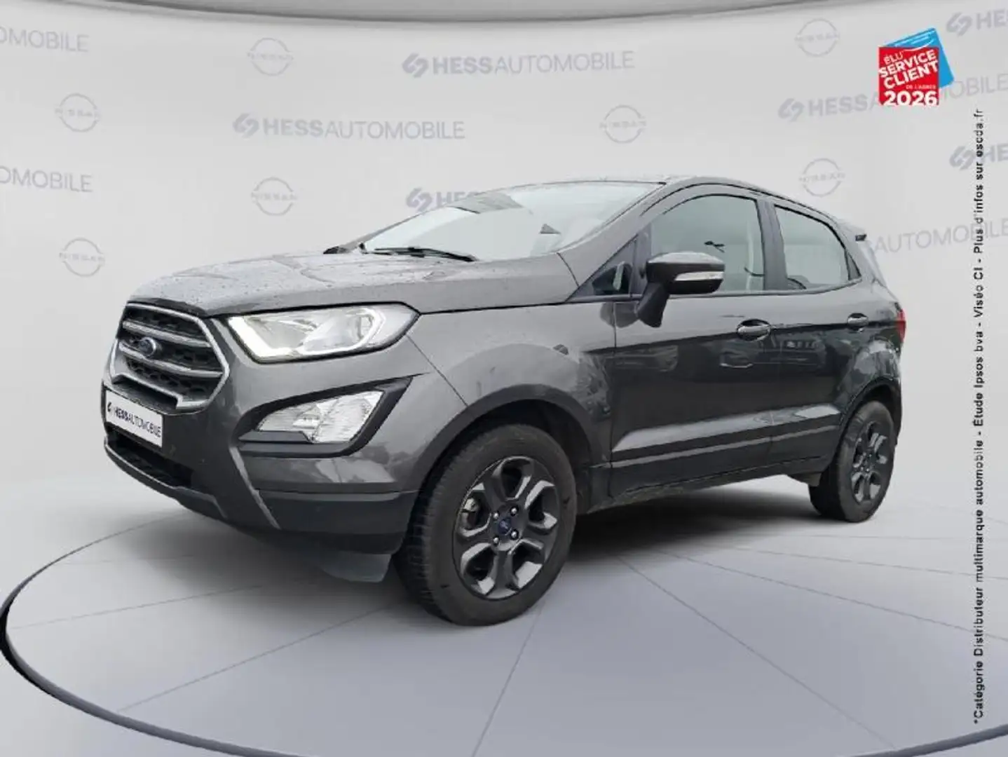 Ford EcoSport 1.0 EcoBoost 100ch Trend Euro6.2 Gris - 1