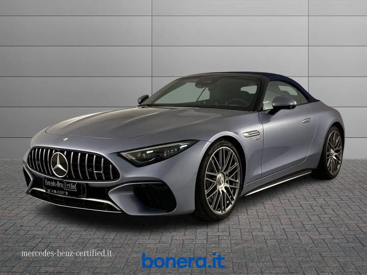 Mercedes-Benz SL 55 AMG Tribute Edition Blu Costa Azzurra 4matic+ auto Blauw - 1
