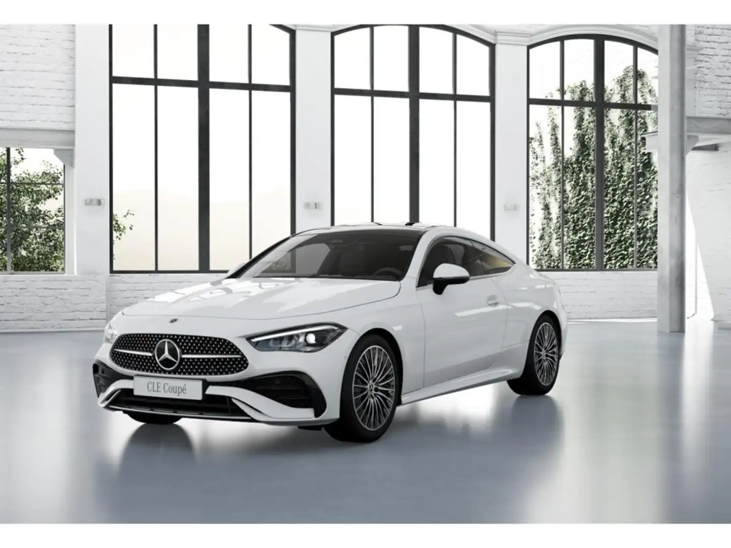 Mercedes-Benz CLE 200 Coupé AMG PANORAMA+TOTWINKEL+MEMORY+19" Weiß - 1